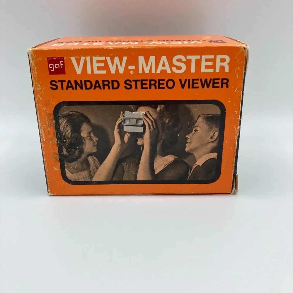 GAF Vintage View Master Stereo Viewer No. 2014 In Original Box with Bonus Reel